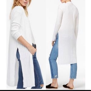 Free People ribbed long cardigan